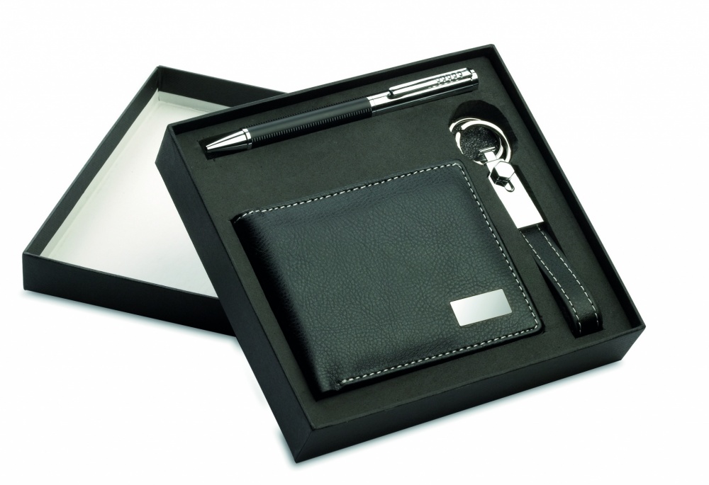 Logotrade business gifts photo of: Ball pen key ring and wallet Lappeenranta