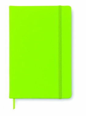 Logo trade promotional gifts image of: A5 notebook 96 lined sheets