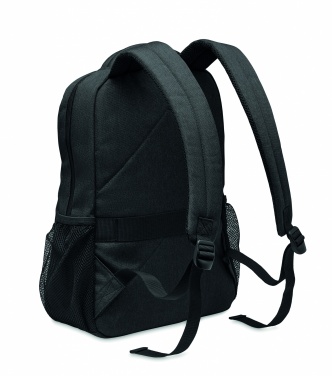 Logo trade business gifts image of: 600D RPET laptop backpack