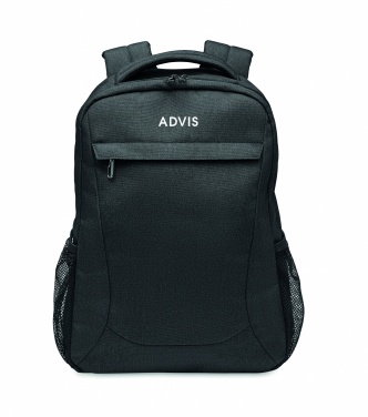 Logo trade promotional giveaways image of: 600D RPET laptop backpack