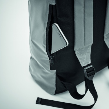 Logotrade promotional items photo of: Reflective Rolltop backpack