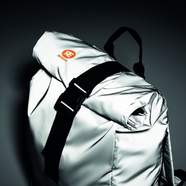 Logo trade promotional merchandise picture of: Reflective Rolltop backpack