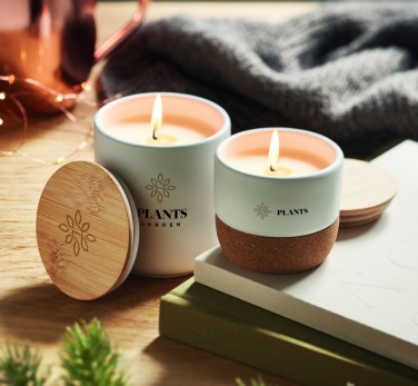 Logo trade promotional items image of: Plant based wax candle 80 gr