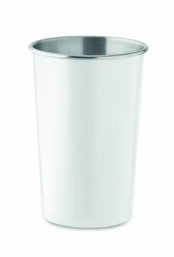 Logo trade promotional products image of: Recycled stainless steel cup