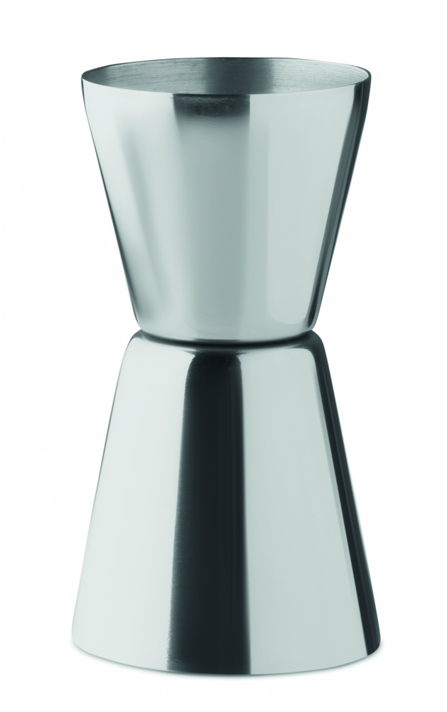 Logo trade promotional items image of: Stainless steel jigger