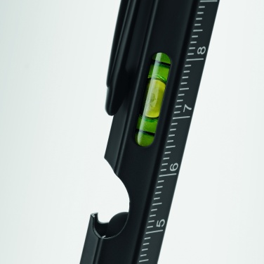 Logo trade corporate gifts image of: Spirit level pen with ruler
