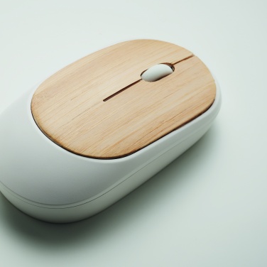 Logotrade promotional merchandise image of: Wireless mouse in bamboo