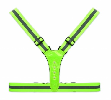 Logo trade business gift photo of: Reflective body belt with LED