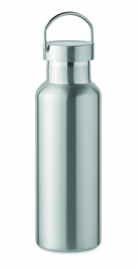 Logo trade business gifts image of: Double wall bottle 500 ml