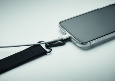 Logotrade promotional giveaway picture of: Polyester phone wrist strap