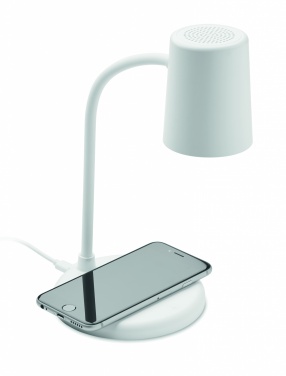 Logotrade promotional merchandise photo of: Wireless charger, lamp speaker