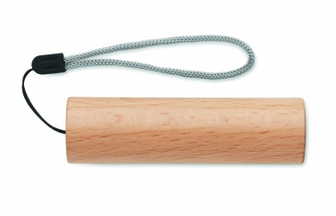 Logotrade advertising product picture of: Beech wood rechargeable torch