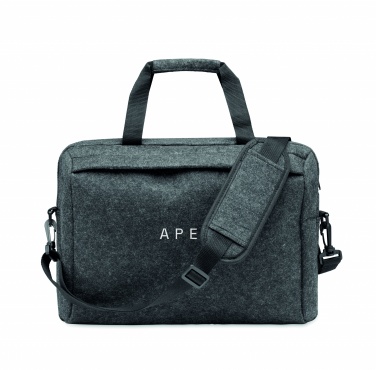 Logotrade promotional items photo of: 15 inch RPET felt laptop bag