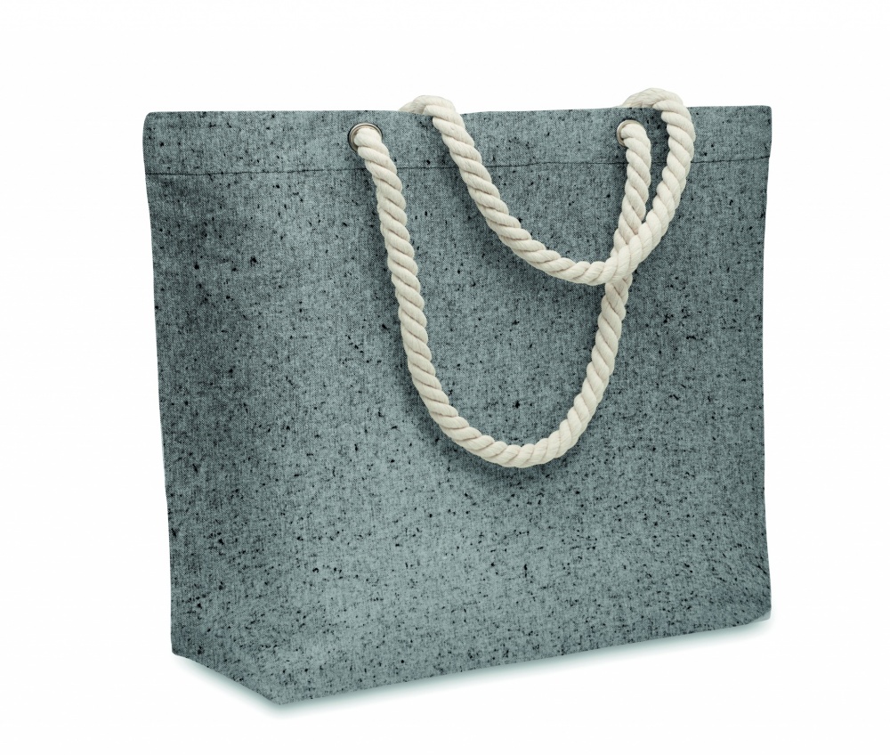 Logo trade promotional gifts image of: Cord handle beach bag 220gr/m²