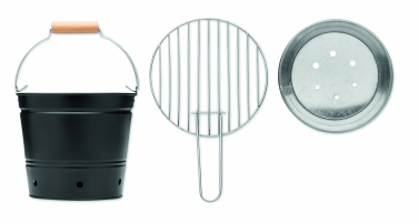 Logo trade promotional gifts picture of: Portable bucket barbecue