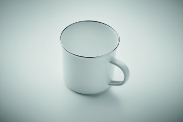 Logo trade business gifts image of: Enamel sublimation mug 500ml