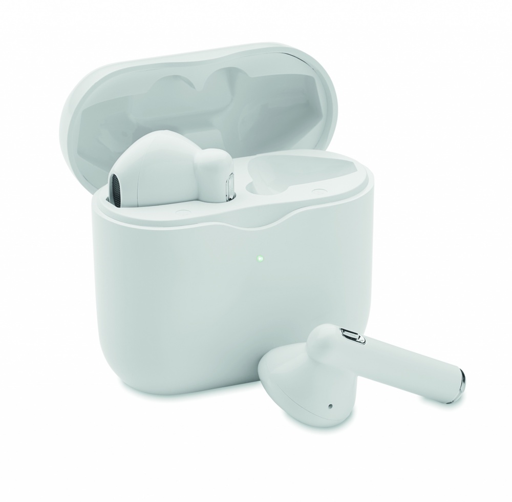 Logotrade promotional product image of: TWS earbuds with charging base