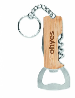 Logotrade promotional item picture of: 3 in 1 bamboo pocket tool