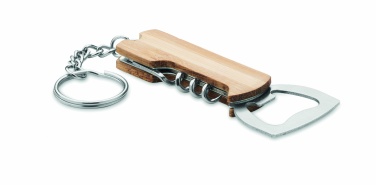 Logo trade business gifts image of: 3 in 1 bamboo pocket tool