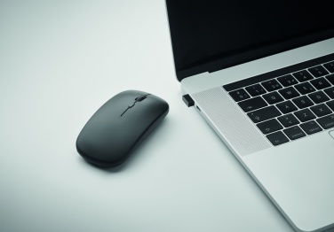 Logo trade business gifts image of: Rechargeable wireless mouse
