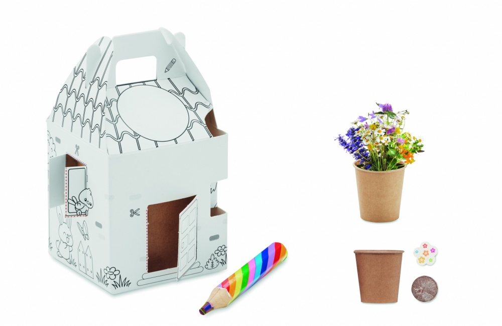 Logo trade promotional product photo of: House shaped seeds grow set