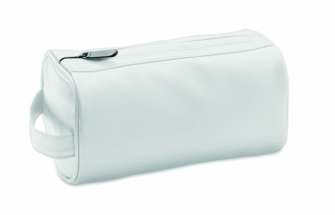 Logo trade promotional gifts picture of: Soft PU cosmetic bag and zipper