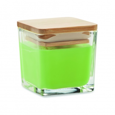 Logotrade promotional giveaway image of: Squared fragranced candle 50gr