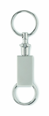 Logo trade promotional giveaway photo of: Pull apart split key ring Kajaani