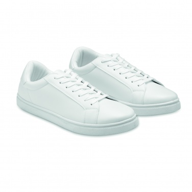 Logo trade promotional merchandise image of: Sneakers in PU size 46