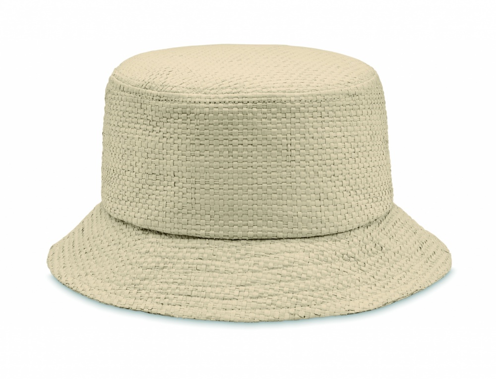 Logo trade promotional merchandise photo of: 9aper straw bucket hat
