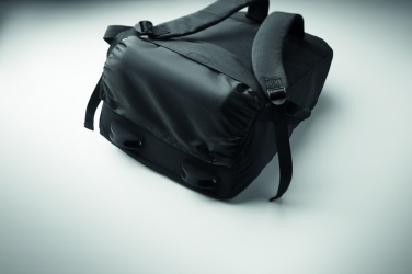 Logotrade promotional product image of: A portable backpack trolley with wheels, made of 600D RPET polyester