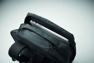 Logo trade advertising products image of: A portable backpack trolley with wheels, made of 600D RPET polyester