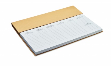 Logo trade promotional merchandise photo of: Weekly desktop planner