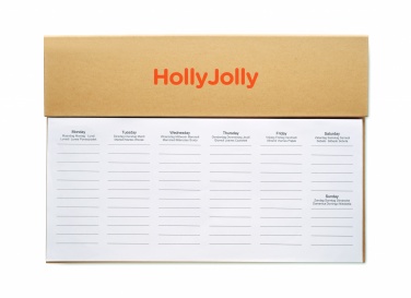 Logotrade promotional gift image of: Weekly desktop planner