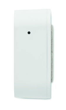 Logo trade promotional merchandise picture of: Recycled ABS/RPET alarm clock Stuttgart