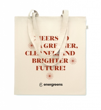 Logotrade promotional products photo of: Recycled cotton shopping bag