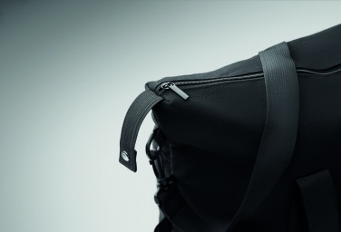 Logo trade promotional giveaways image of: Weekend bag recycled material