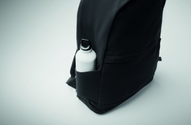 Logo trade promotional product photo of: A 15-inch laptop backpack made of recycled pre-consumer cotton and recycled polyester with customizable printing.