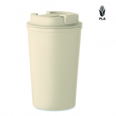 Logo trade promotional merchandise photo of: PLA double wall tumbler 350 ml