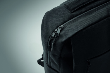 Logo trade promotional merchandise image of: Slim 15 inch laptop backpack made of 600D RPET polyester with a 210D lining and customizable printing
