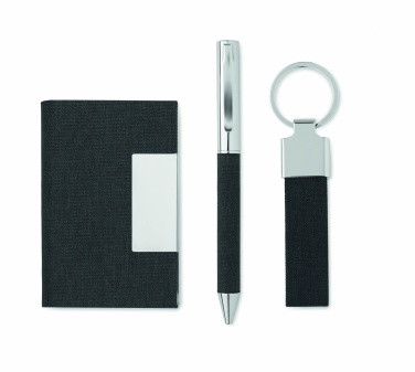Logo trade promotional gifts picture of: 3-piece gift set in a gift box with customizable printing