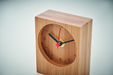 Logotrade corporate gift picture of: Bamboo table clock