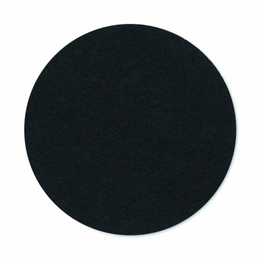 Logo trade promotional items image of: Round coaster in RPET felt