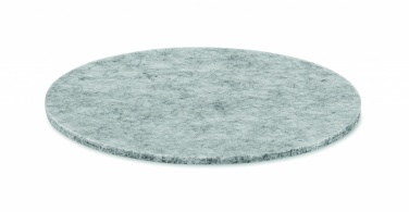 Logo trade promotional gifts picture of: Round coaster in RPET felt