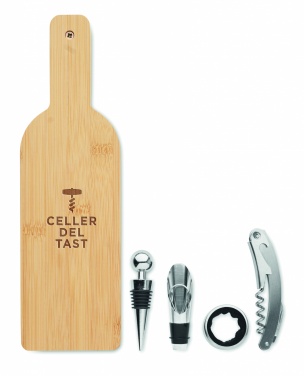 Logo trade advertising product photo of: Bottle shaped wine set