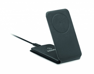Logo trade promotional giveaways image of: Foldable magnetic charger 15W