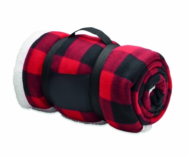 Logotrade promotional product image of: RPET sherpa fleece blanket