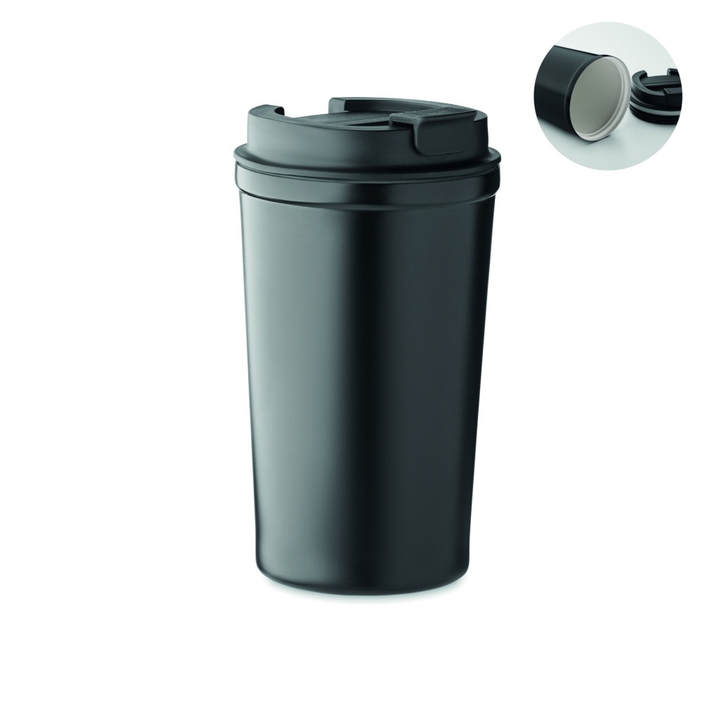 Logo trade promotional giveaways image of: Ceramic lining tumbler 350 ml