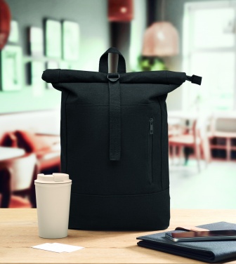 Logotrade advertising products photo of: Rolltop 15'' laptop backpack