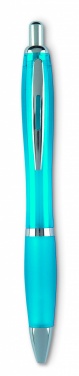 Logo trade promotional products image of: Riocolor Ball pen in blue ink